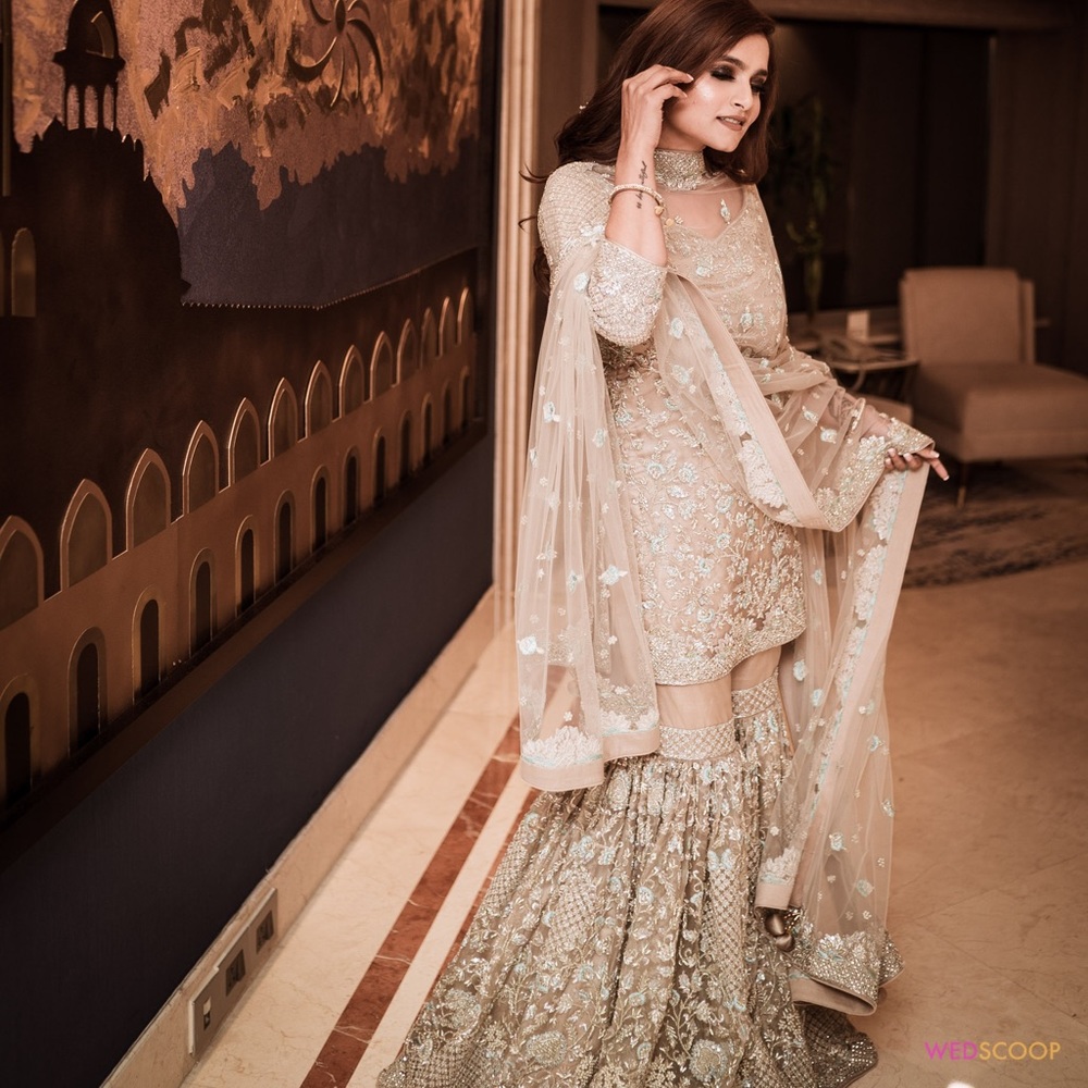Elle Saab inspired sharara set very heavy work #indianwear #ellesaabinspired - Picture 1 of 8